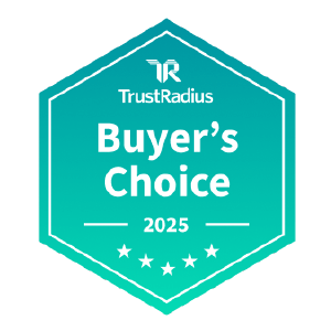 Trust Radius buyers choice badge